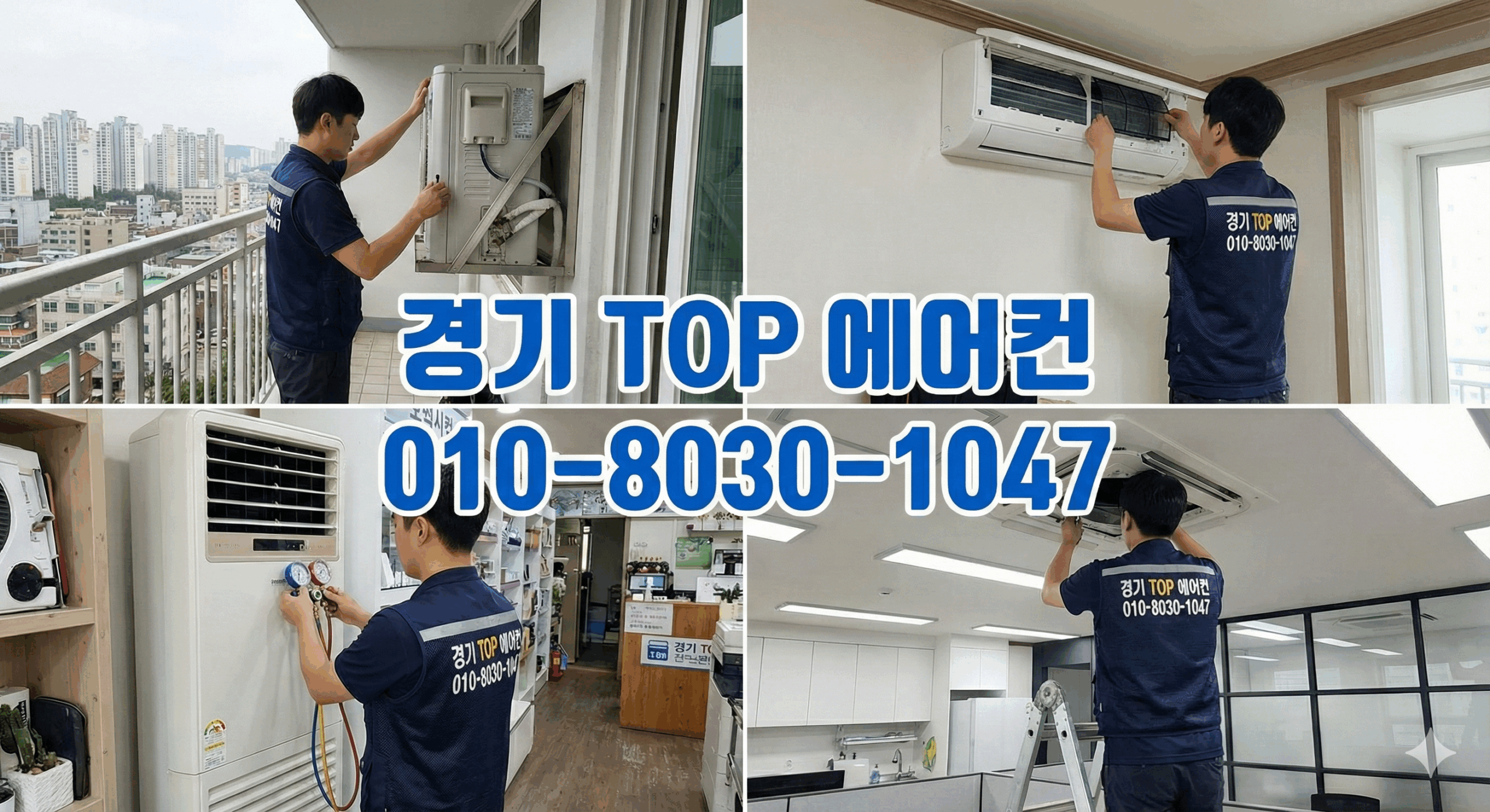 가정집 에어컨 현장에서 게이지로 냉매압력체크를 진행하는 모습입니다. 냉매 상태와 압력을 정확히 확인한 뒤 필요한 만큼 에어컨가스충전을 도와드립니다.